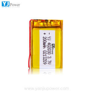 Al por mayor 3,7 V 402030 200 mAh batería lipo - Product Image 1