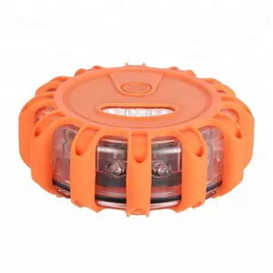 Carretera de seguridad de Flash de luz magnética impermeable 12 + 3 Rotary Flash LED de tráfico. De Emergencia luces de advertencia