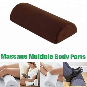 Almohada <span class=keywords><strong>de</strong></span> Media Luna para Aliviar el <span class=keywords><strong>Dolor</strong></span> <span class=keywords><strong>de</strong></span> Espalda - El Mejor Soporte para Dormir <span class=keywords><strong>de</strong></span> Lado o Boca Arriba, Almohada <span class=keywords><strong>de</strong></span> Espuma Viscoelástica Semi-Rolable para Piernas/Rodillas - Product Image 5