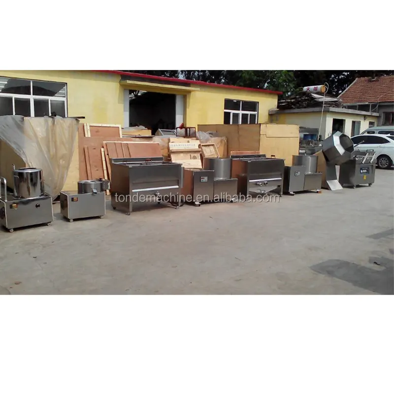 Semi Automatic Potato Chips Making Machine Potato Chips Factory Machines