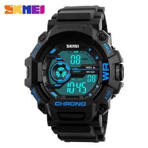 Montres numériques à compteur de pas pour hommes Camouflage Plastic Skmei <span class=keywords><strong>1233</strong></span> - Product Image 5