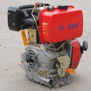 BISON çin jeneratör 12HP elektrikli dizel motor, taşınabilir 188f jeneratör motor parçaları, 12HP hava soğutmalı dizel motor