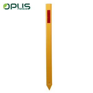 وضوح عالية دائم في الهواء الطلق عاكس السلامة الحمراء دليل المرور delineator المشاركة - Product Image 2