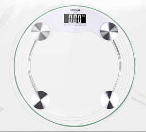 डिजिटल बाथरूम शरीर इलेक्ट्रिक वजन पैमाने कस्टम पैटर्न वर्ग 180kg उच्च सटीक डिजिटल लोड सेल वजन समारोह सफेद - Product Image 1