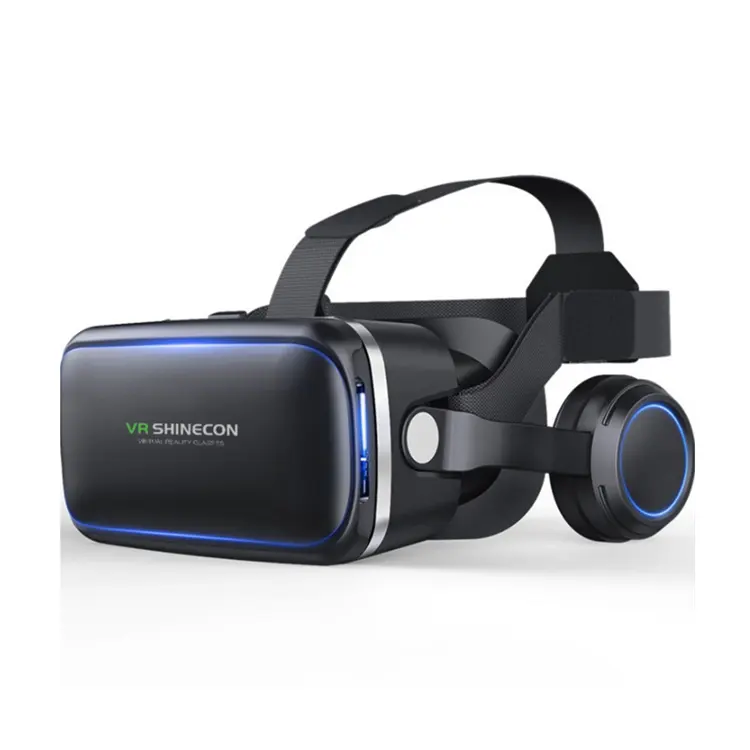 2020 yeni stil VR karton sanal gerçeklik kutusu akıllı videoları <span class=keywords><strong>3D</strong></span> VR <span class=keywords><strong>gözlük</strong></span> sürükleyici deneyim VR kulaklık ile kulaklık