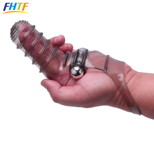 Stimulation du clitoris Point G <span class=keywords><strong>Orgasme</strong></span> Manchon de doigt en silicone Vibrateur - Product Image 4