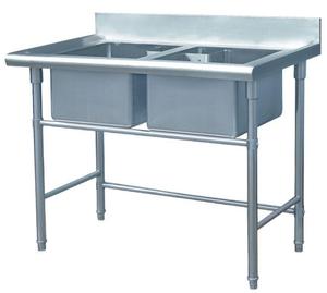 Tavolo Manuale in Acciaio Inox per Impanatura Pollo, per Cucine Commerciali e Fast Food, Modello OT-1000, Colore Argento, Marca OUTE - Product Image 6