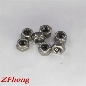din985 M2 - M12 a2 304ss 304 stainless steel hex nylon lock nut