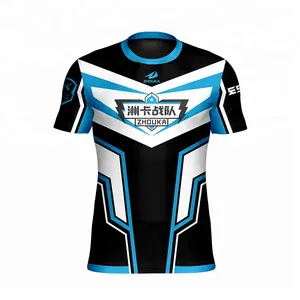 Wholesale E-sports jersey tracksuit customization printing the team name and team logo and player name for team or club
