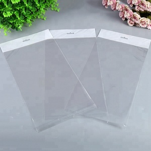 Tùy chỉnh in logo rõ ràng OPP nhựa <span class=keywords><strong>poly</strong></span> bag với trắng tiêu đề cho bao bì sản phẩm - Product Image 2