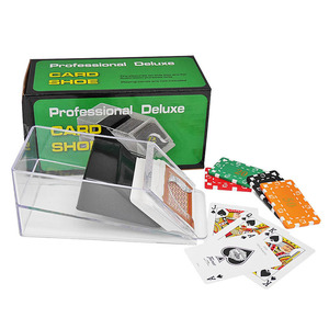 Phụ Kiện Sòng Bạc <span class=keywords><strong>2</strong></span> Thẻ Bài Hoặc Đại Lý Poker Và Giày Thẻ Bài Poker - Product Image 1