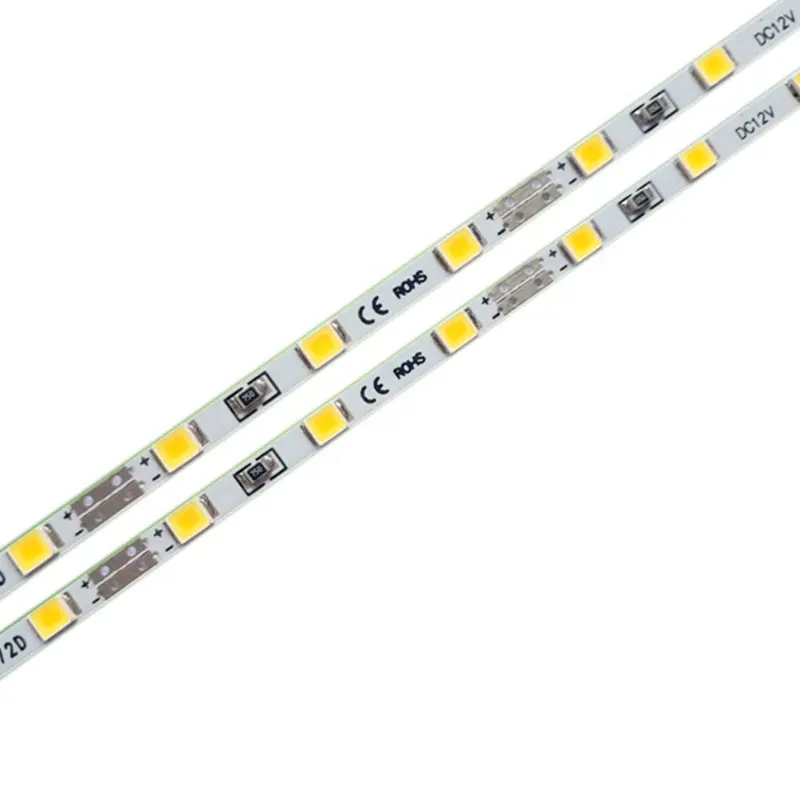 Tira de luz de led de alta qualidade, 0.5 m/peças 3mm 4mm led retroiluminação dc 5v smd 2835 fita de luz led rígida