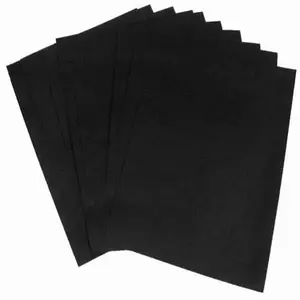 Grade AA C2S black coated cardboard a4 size paper ream or 787*1092mm 150gsm black paper