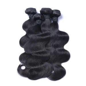 Wholesale 100% human hair bundles virgin body wave brazilian hair weave