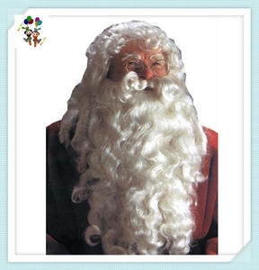 <span class=keywords><strong>Perruque</strong></span> <span class=keywords><strong>et</strong></span> <span class=keywords><strong>barbe</strong></span> de père noël couleur blanc argenté HPC-1087 - Product Image 6