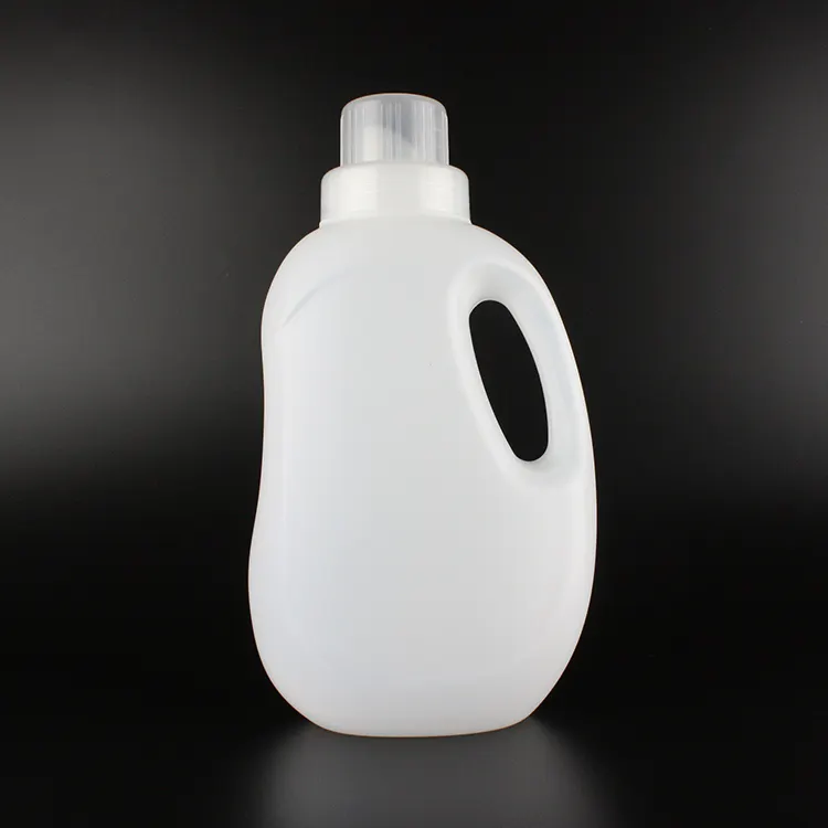 カスタムボトルプラスチックhdpeマット1.2lhdpeボトル液体洗濯洗剤用の空のプラスチックボトル