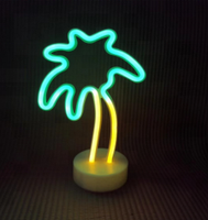 Lampe de table tactile LED néon USB à prix ultra bas, personnalisée, certifiée IP67, en PVC blanc, pour chevet, lecture à domicile, bureau