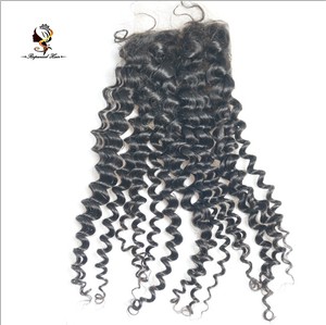 Jerry Curl 12A Grade fermetures de dentelle de cheveux humains achats en ligne pour fermeture supérieure brésilienne sur Alibaba Uae - Product Image 2