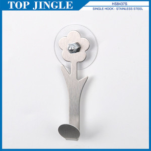 Crochet d'aspiration fantaisie en acier inoxydable en forme de fille - Product Image 2