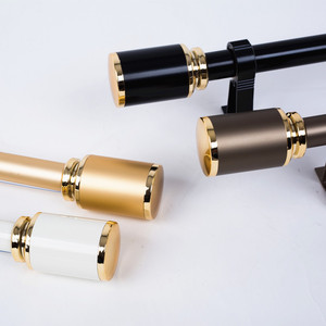 Thanh Rèm Thanh Đôi Sang Trọng Finial, Thanh Rèm Giá Rẻ Hình Chữ L, Thanh Treo Rèm Đứng Miễn Phí - Product Image 1