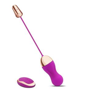 Vibratore a doppia figa con uovo vibrante in Silicone con telecomando di nuovo <span class=keywords><strong>design</strong></span> - Product Image 3