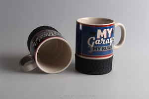 Tazas personalizadas clásica tazas de cerámica con silicio inferior a base - Product Image 3