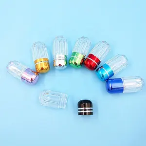 PET Capsules Pharmaceutical Plastic Bottle Pharmacy Plastic Vial Pill Bottle with tears cap