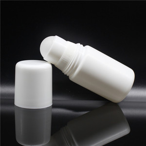 Bán Buôn 50 Ml <span class=keywords><strong>HDPE</strong></span> Trắng Tinh Dầu Lăn Chai Rỗng Khử Mùi Nhựa Cuộn Trên Chai - Product Image 2