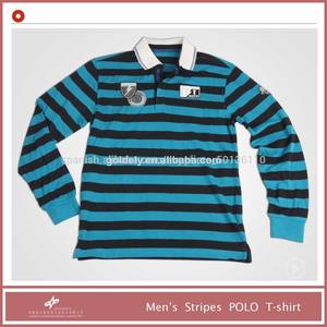 hombres de <span class=keywords><strong>manga</strong></span> <span class=keywords><strong>larga</strong></span> camisa de polo de alta calidad de algodón 100 los hombres camisas de t - Product Image 1