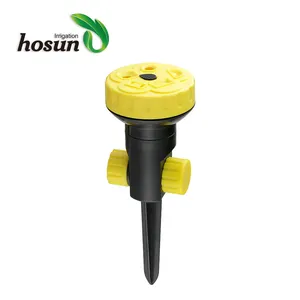 Ugello per irrigazione a getto portatile con copertura in plastica mini irrigatore a bassa pressione per sistemi di irrigazione da giardino a impatto mobile micro sprinkler