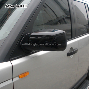 <span class=keywords><strong>Black</strong></span> Chrome full rear vision car side <span class=keywords><strong>mirror</strong></span> cover for Rangerover sport body kit - Product Image 5