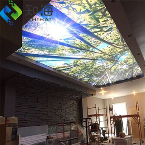 ZHIHAI Trần Căng Thẳng Cây Xanh Với Ánh Nắng Mặt Trời In Trần Giả - Product Image 5