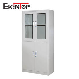 Ekintop Cao Mỏng Cánh Cửa Duy Nhất Hẹp Kim Loại Thiết Bị Di Động 5 A3 Ngăn Kéo Văn Phòng Lưu Trữ Tủ - Product Image 4