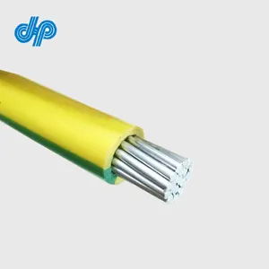 H07V-K Flexible Copper Wire conductor PVC Insulation Yellow Green Earth Cable Multistrand