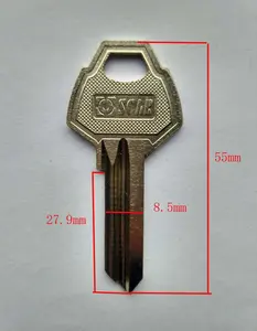 Door key blank UL050D key for lock with good quality from OSCAR FAXING key factory sale