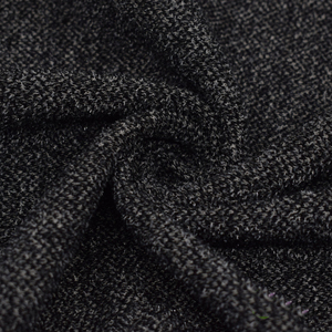 Vente en gros 500 g/m² Tissu polyester brossé Couleur unie Polaire tricotée pour vêtements Laine artificielle Cachemire pour vêtements - Product Image 3