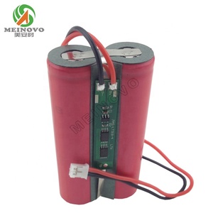 5200mAh 3.7v 18650 battery pack with wires and connector