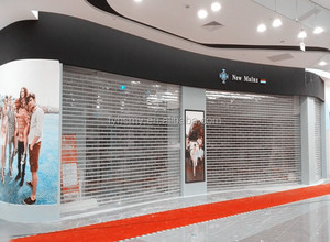 Điện từ xa dây điện thoại tự động trong suốt acrylic cán cửa/cửa polycarbonate <span class=keywords><strong>rolling</strong></span> shutters - Product Image 6