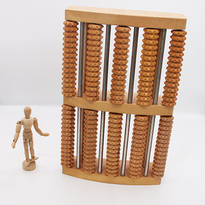 Masseur de pieds en bois à 5 rangées de haute qualité OEM Produit de massage à rouleaux personnel - Product Image 3