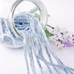 Alle arten von bunten, günstige, großhandel lange platz kristall glas perlen für schmuck machen