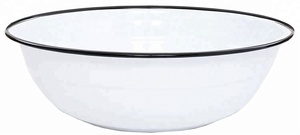 Nützliche Hause Und Restaurant Metall Emaille Weißen Schüsseln Und Platten - Product Image 2