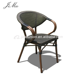 Silla de mimbre y mimbre de bambú para exteriores, venta al por mayor, barata - Product Image 3