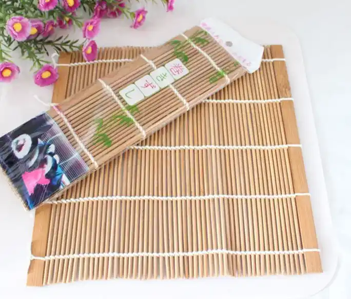 diy sushi rolling roller bamboo material