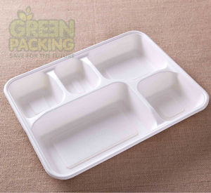 platos de comida biodegradables de caña de azúcar - Product Image 1