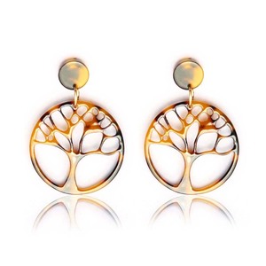 <span class=keywords><strong>Orecchini</strong></span> Personalizzati in Acetato di Cellulosa con <span class=keywords><strong>Albero</strong></span> <span class=keywords><strong>della</strong></span> <span class=keywords><strong>Vita</strong></span> Traforato per Donne - Product Image 1