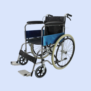 Fauteuil roulant pliable en acier pour fauteuil roulant, accessoires de haute qualité, lourds, pour manuel - Product Image 1
