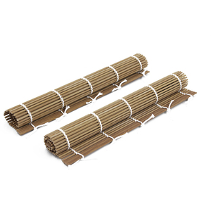 Excellent 24x24 cm Artisanat En <span class=keywords><strong>Bambou</strong></span> Carbonisé <span class=keywords><strong>Sushi</strong></span> <span class=keywords><strong>Tapis</strong></span> Roulant - Product Image 3