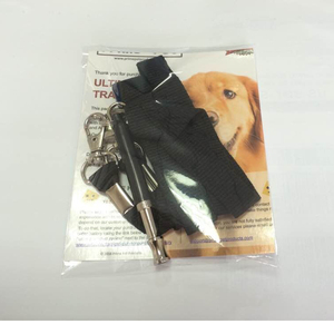 Ayarlanabilir ultrasonik frekanslar paslanmaz çelik köpek düdük Pet eğitim malzemeleri kordon dur Barking sessiz köpek eğitim - Product Image 6