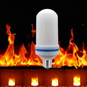 7W Sáng Tạo Nhấp Nháy Thi Đua Không Khí Cổ Điển Trang Trí Đèn LED Hiệu Ứng Ngọn Lửa