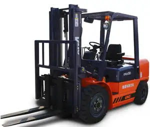 Vmax Kualitas Terbaik 3 Ton Diesel Forklift dengan Garpu Truk Forklift Bagian Suku Cadang